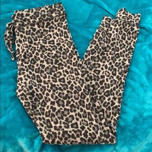 AE leopard print joggers